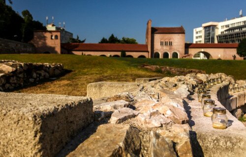 The Medieval Ruin Garden of the Coronation Basilica
